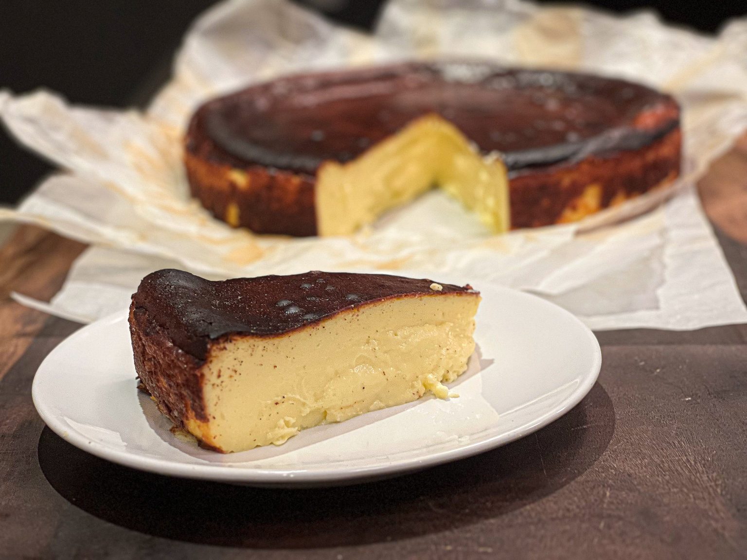 Βάσκικο ‘Καμμένο’ Cheesecake