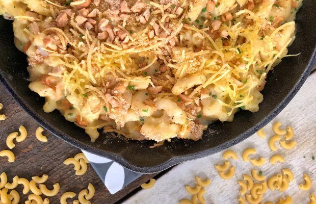 Νηστίσιμα ‘Mac & Cheese’ με Γαρίδες και Κάσιους | Λάμπρος Βακιάρος